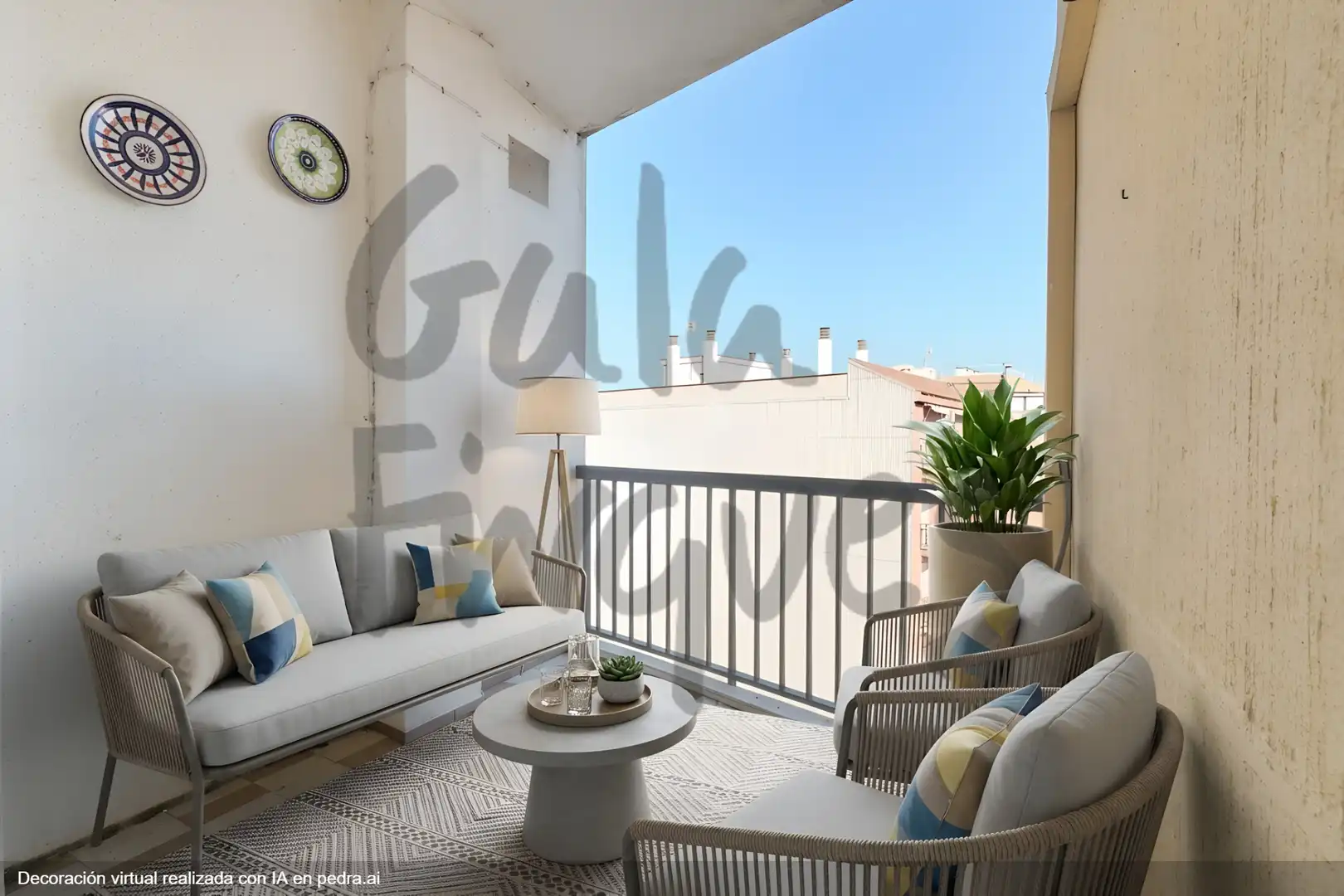 Balcony of Flat for sale in Barcelona  with Air Conditioner and Balcony