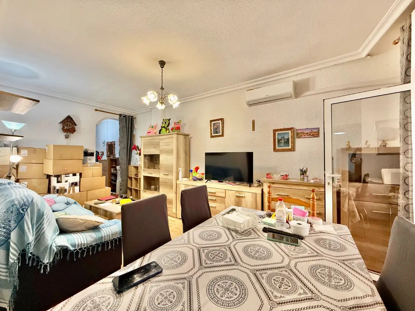 Sala de estar de Planta baja en venta en San Pedro del Pinatar con Aire acondicionado, Jardín privado y Terraza