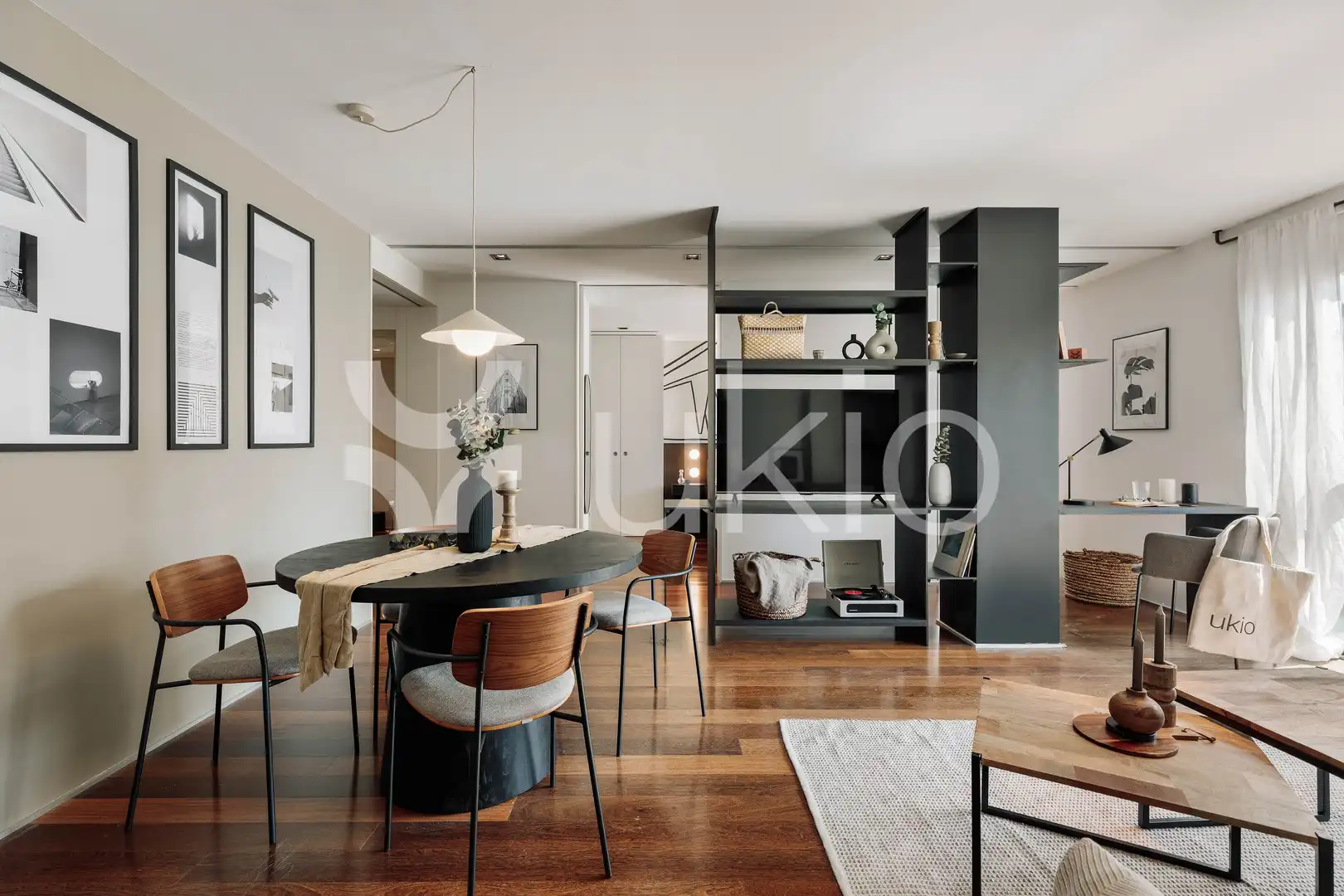 Living room of Apartments for rent in Barcelona  with Air Conditioner, Heating and Furnished