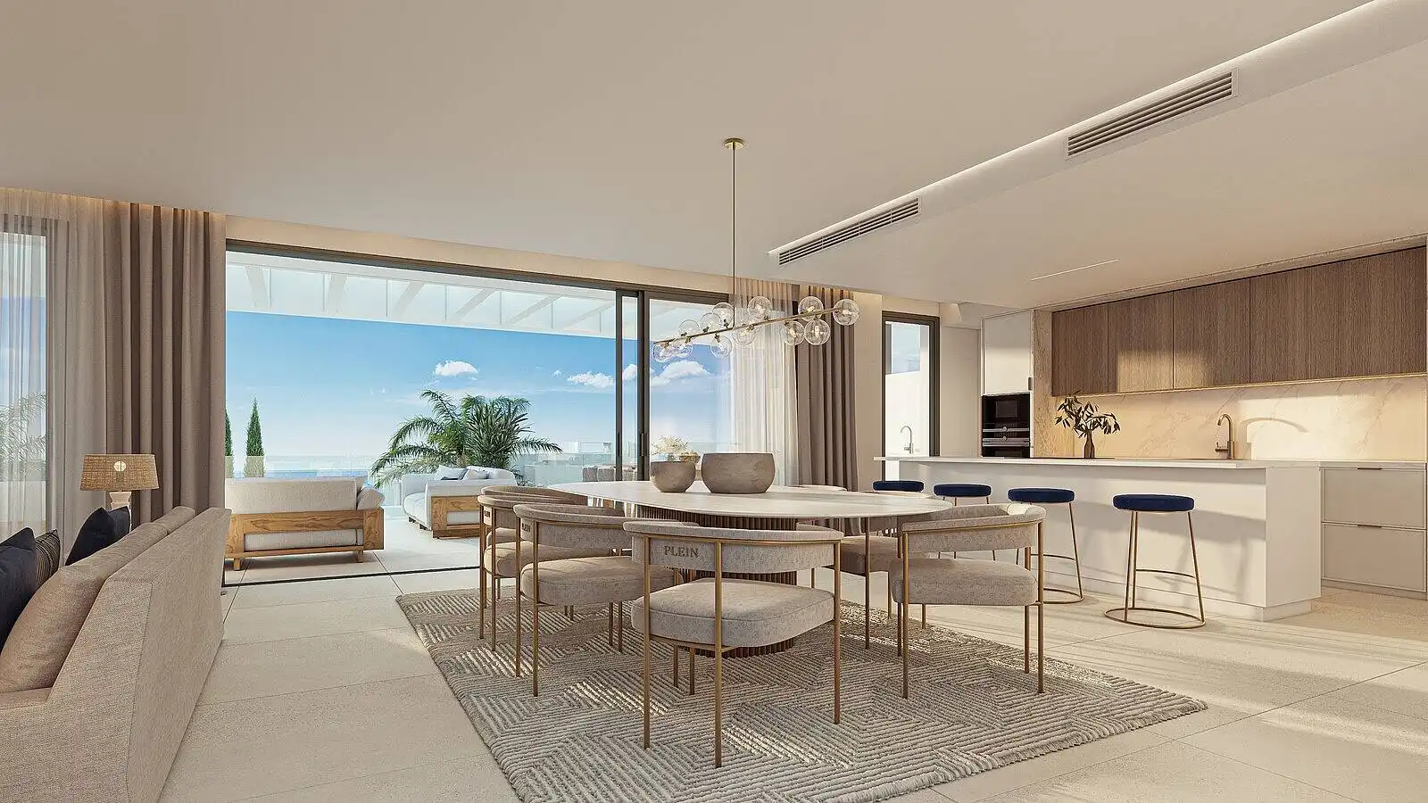 Dining room of Apartments for sale in Marbella  with Air Conditioner, Terrace and Storage room