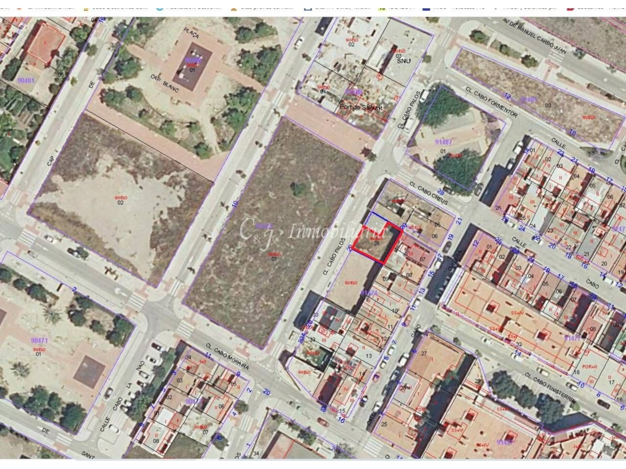 Vista exterior de Terreno industrial en venta en Sagunto / Sagunt