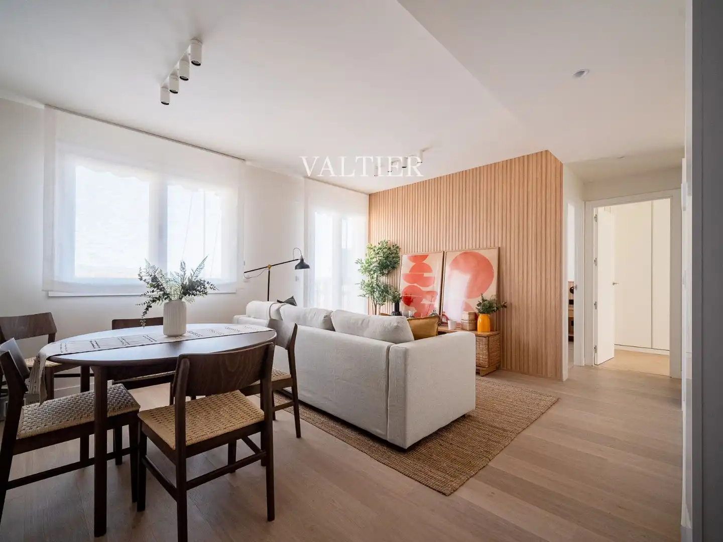 Wohnzimmer von Wohnung zur Miete in  Madrid Capital mit Terrasse und Möbliert