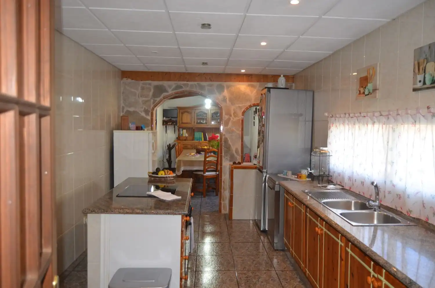 Cuina de Casa o xalet en venda en Tuineje amb Aire condicionat, Jardí privat i Terrassa