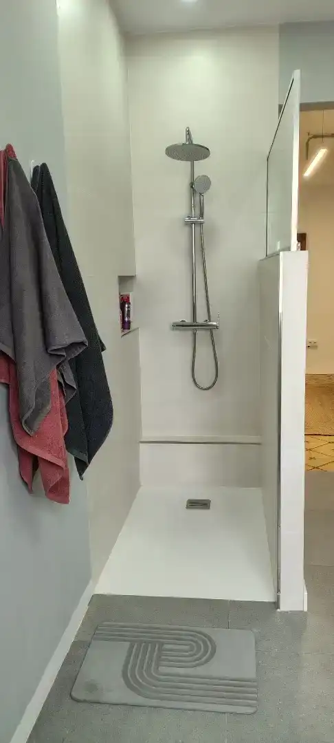 Bany de Casa adosada en venda en L'Aldea amb Aire condicionat i Balcó