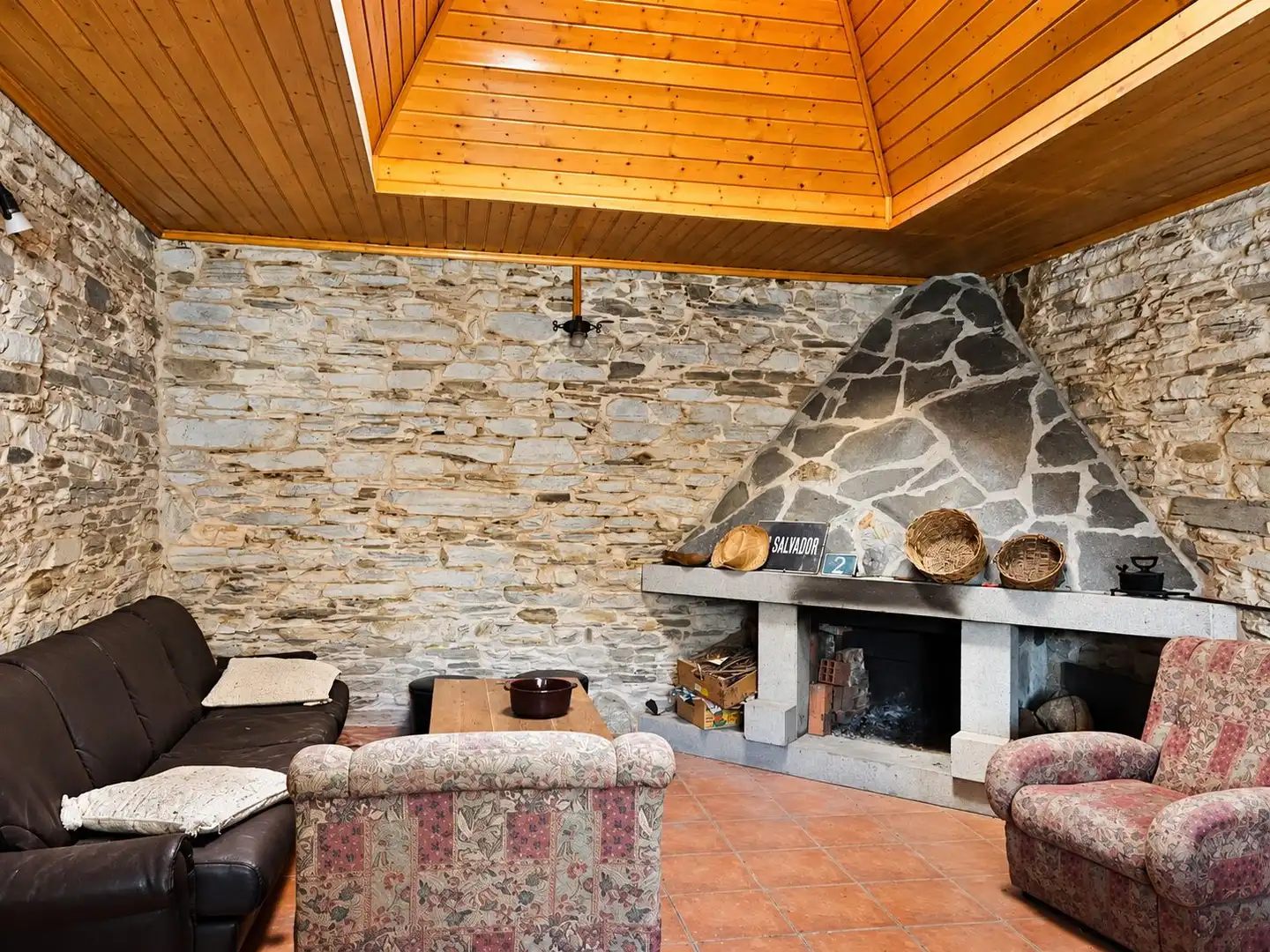 Sala de estar de Finca rústica en venta en O Incio , Lugo
