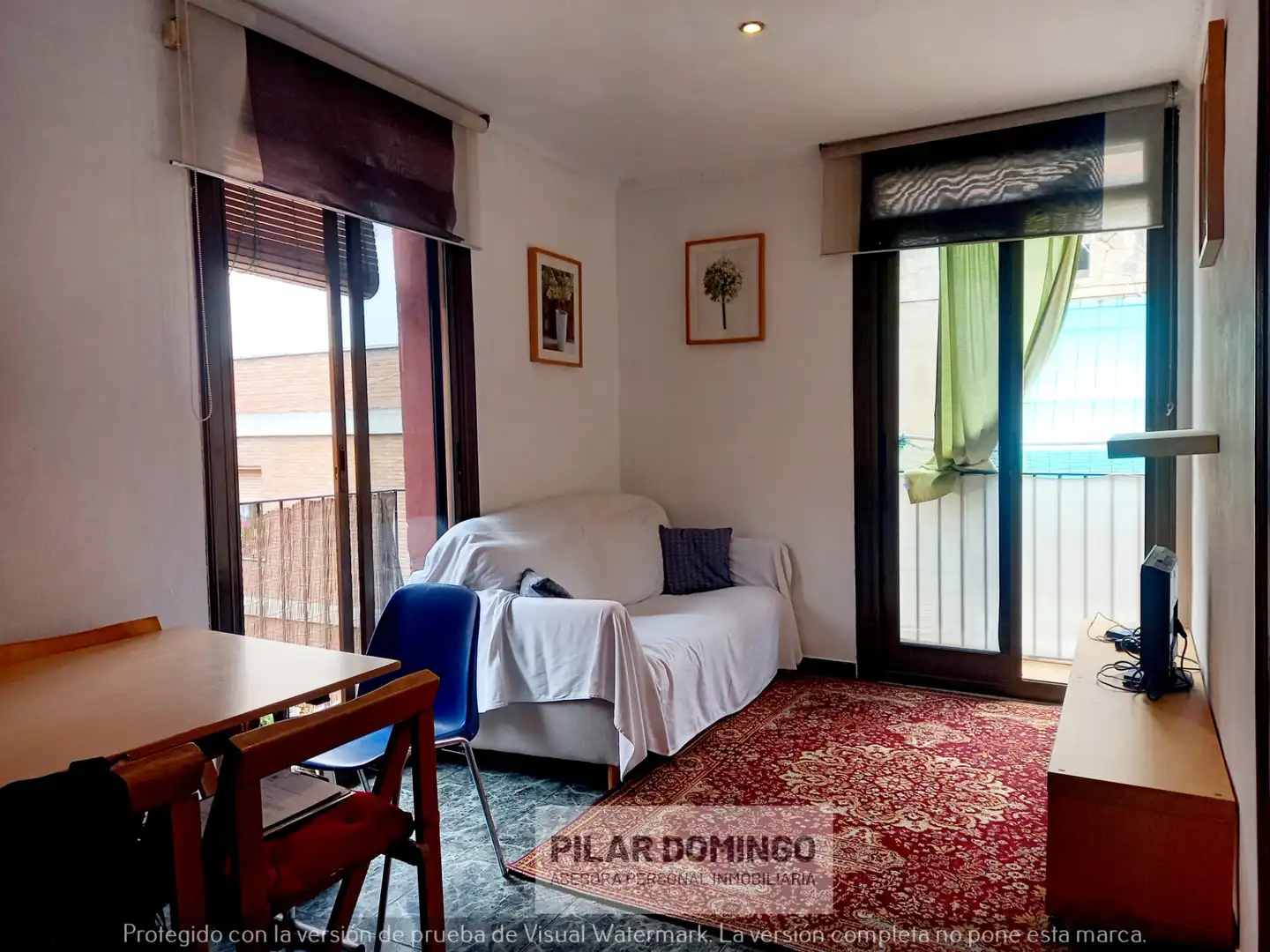 Sala de estar de Piso en venta en Barcelona con Amueblado, Balcón y Alarma