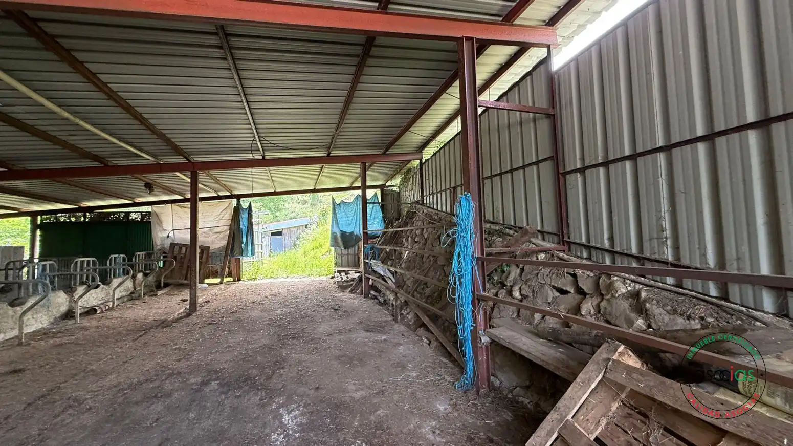 Exterior view of Industrial buildings for sale in Siero
