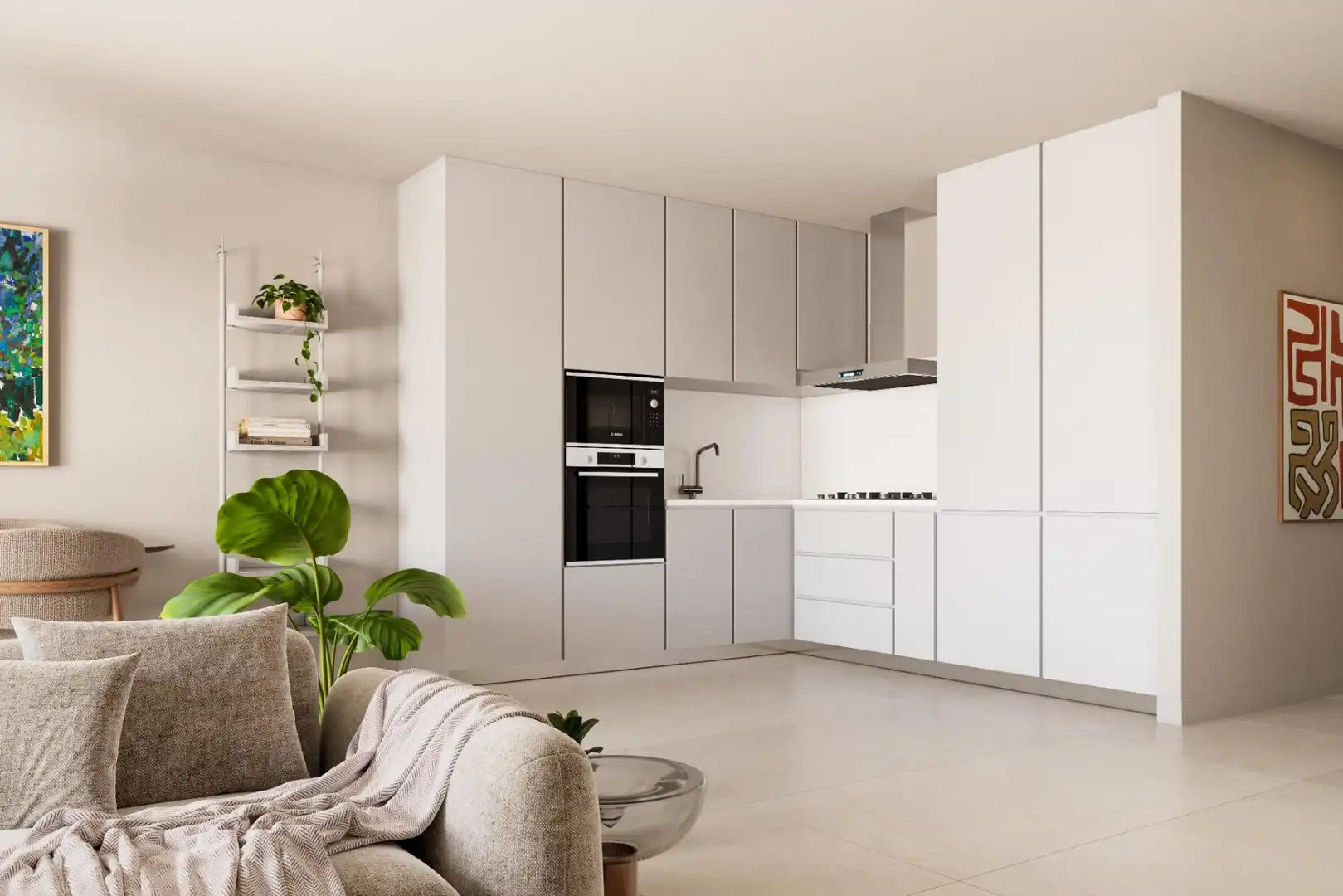 Cuina de Dúplex en venda en Santpedor amb Aire condicionat, Calefacció i Jardí privat