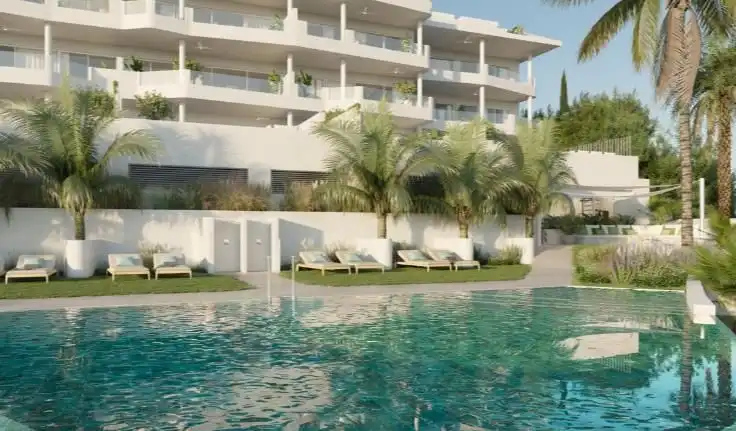 Exterior view of Apartments for sale in Benalmádena  with Air Conditioner, Heating and Private garden