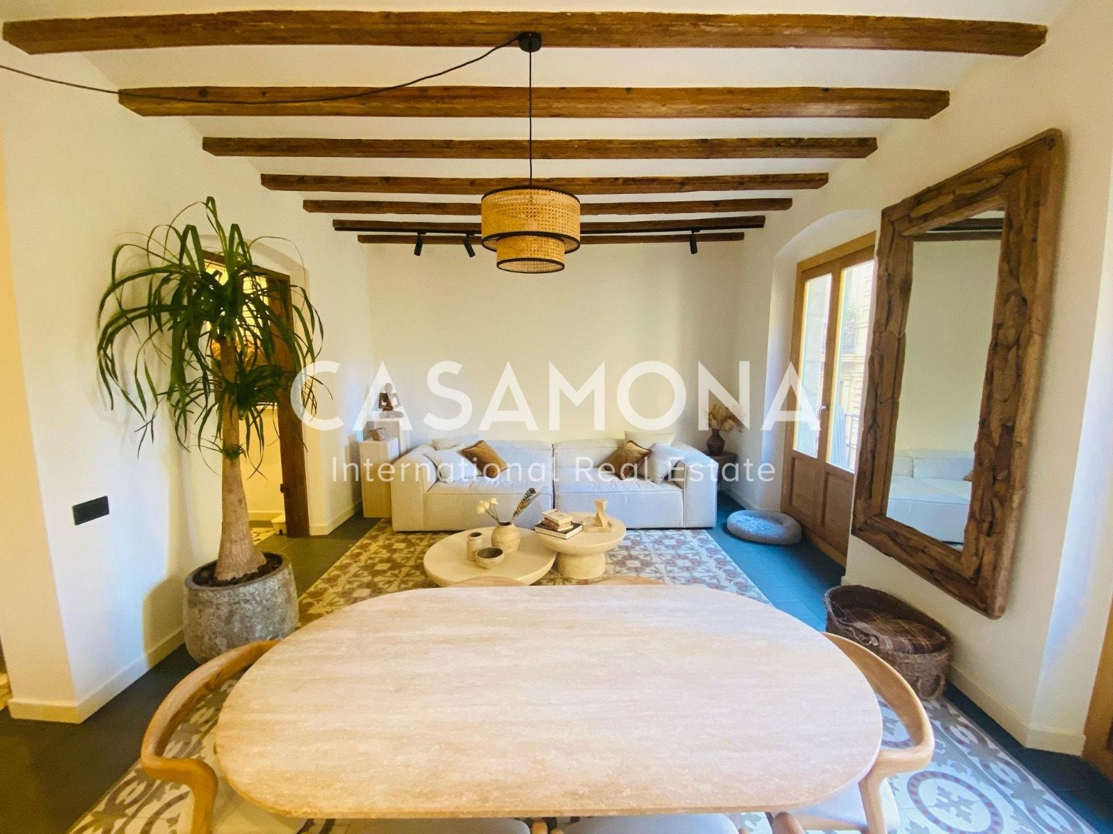 Sala d'estar de Apartament de lloguer en  Barcelona Capital amb Aire condicionat, Calefacció i Traster