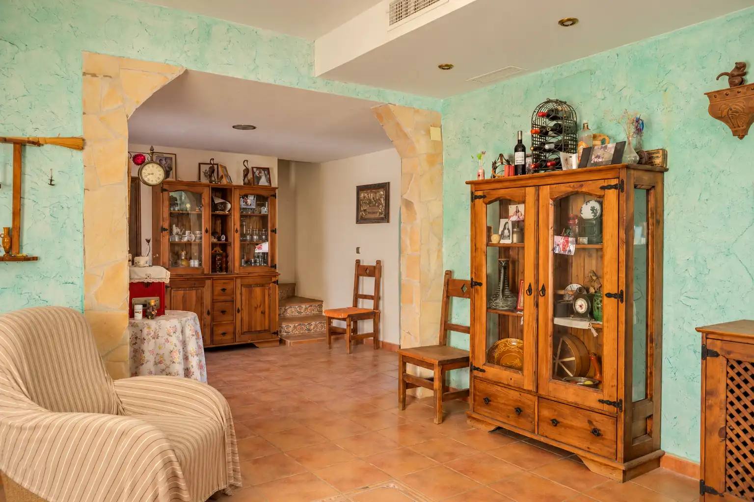 Sala de estar de Casa o chalet en venta en Molina de Segura con Aire acondicionado, Jardín privado y Terraza