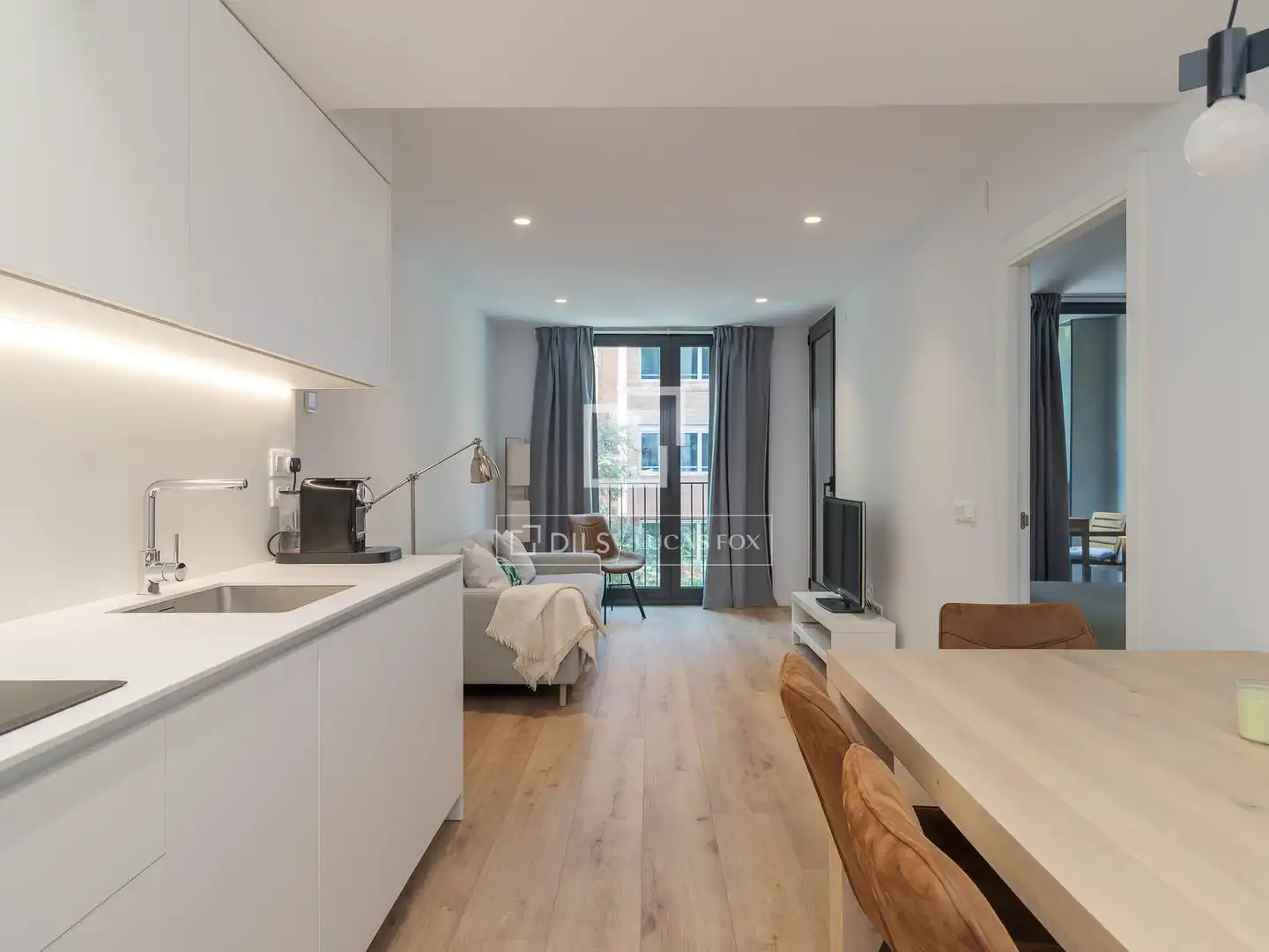Bedroom of Flat for rent in Barcelona  with Air Conditioner, Parquet flooring and Furnished
