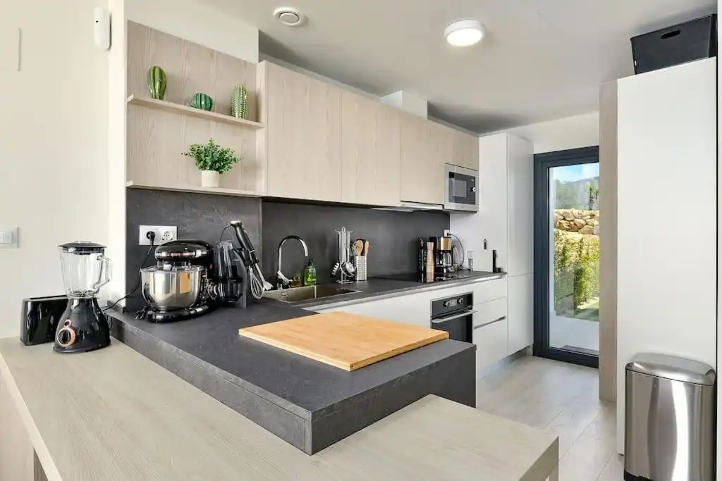 Kitchen of Detached homes for sale in Manilva  with Air Conditioner, Private garden and Terrace