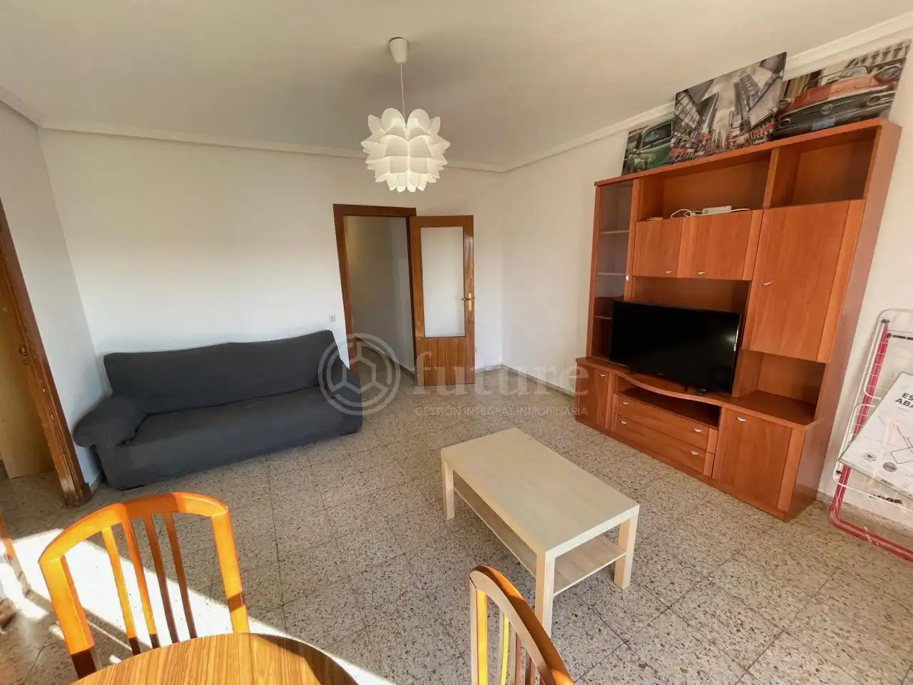 Living room of Flat for rent in Salamanca  with Heating, Furnished and Balcony