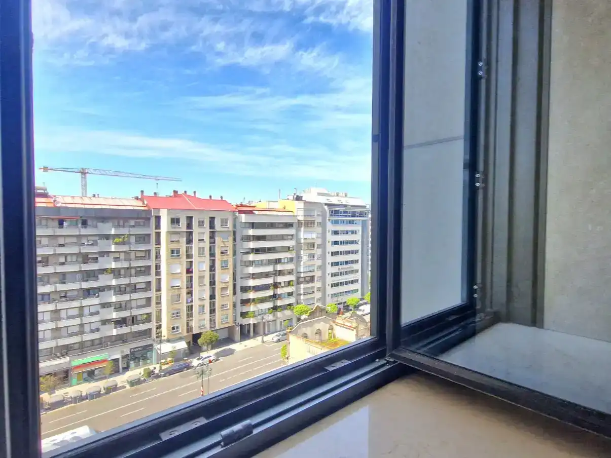 Exterior view of Flat for rent in Vigo   with Parquet flooring and Furnished