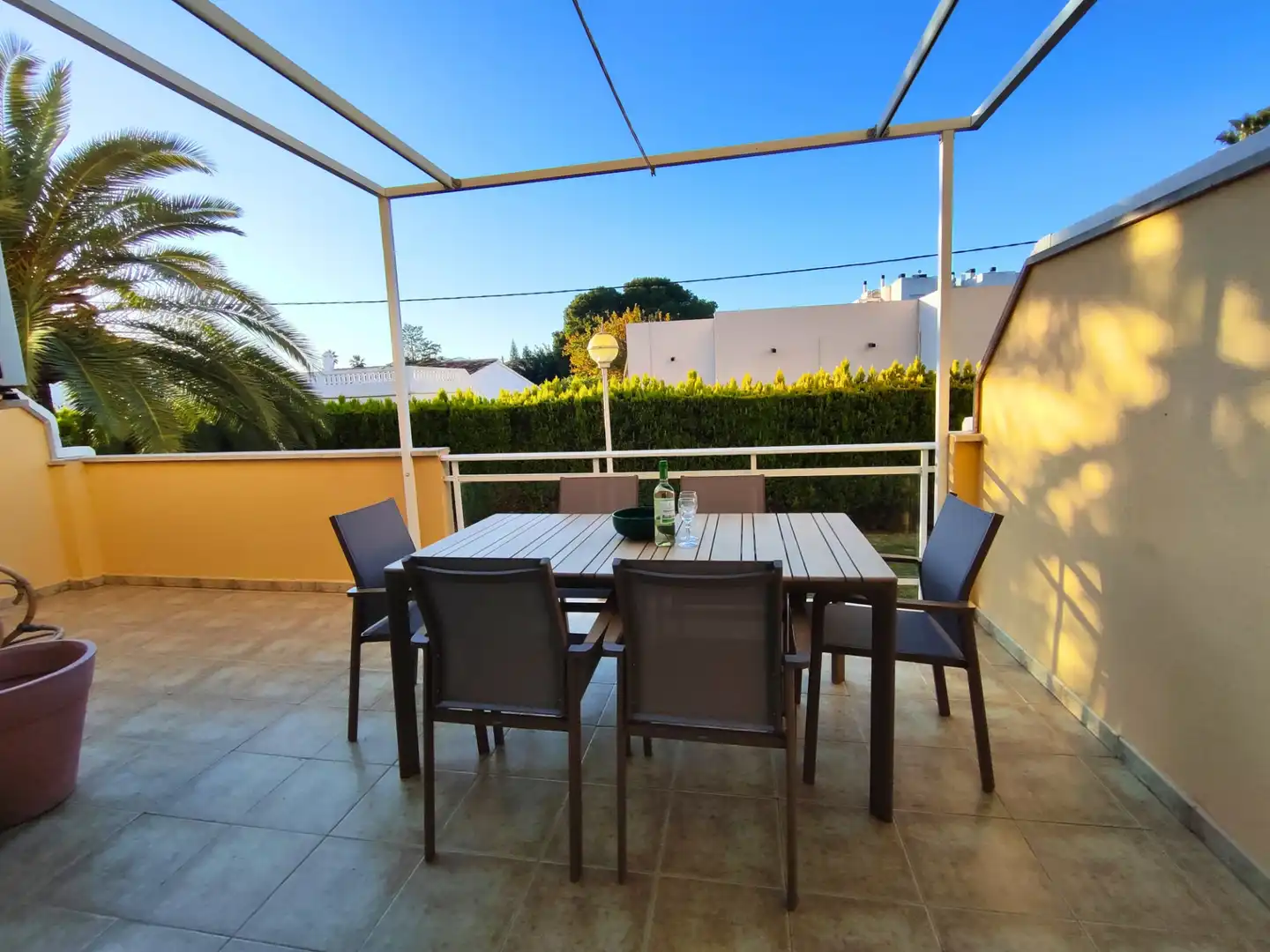 Terrace of Flat for rent in Dénia  with Air Conditioner, Heating and Terrace