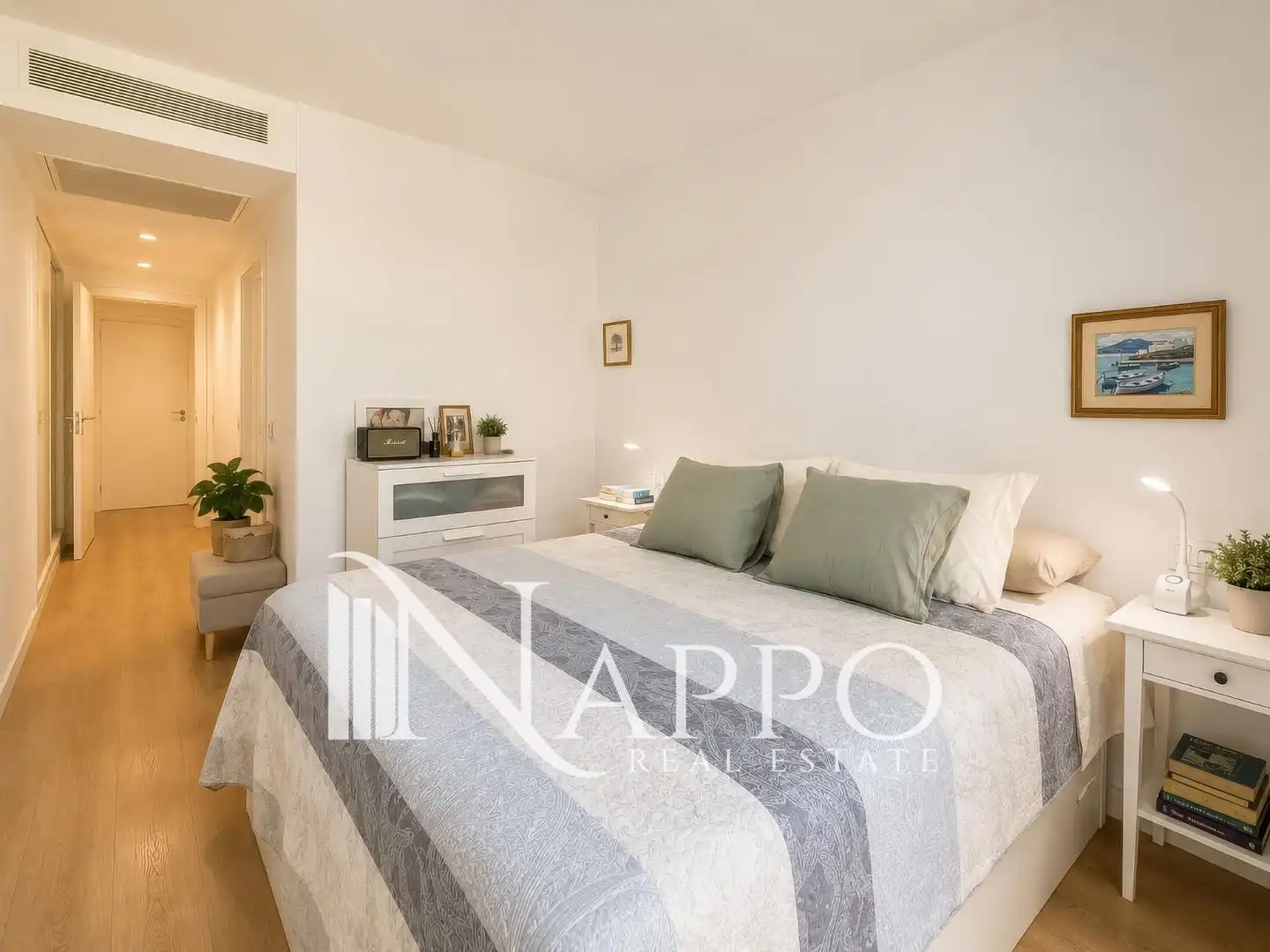 Schlafzimmer von Wohnung zum Verkauf in  Palma de Mallorca mit Klimaanlage, Heizung und Terrasse