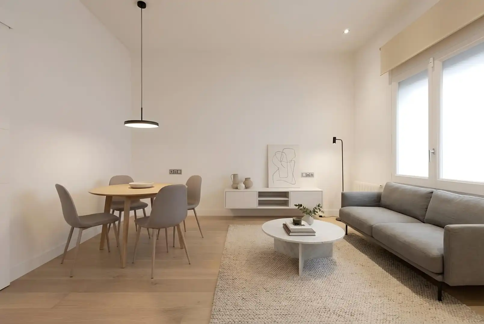 Sala d'estar de Pis en venda en Barcelona amb Calefacció i Parquet