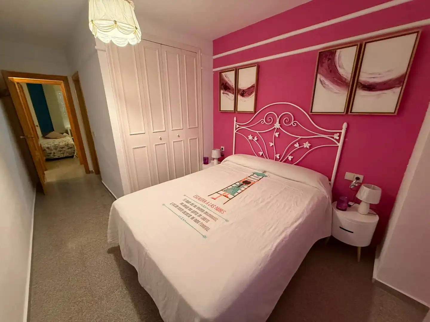 Bedroom of Flat for rent in El Campello  with Air Conditioner, Heating and Terrace