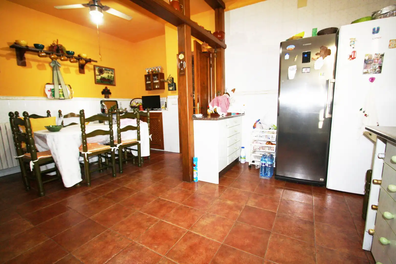 Cuina de Casa o xalet en venda en Albacete amb Aire condicionat, Jardí privat i Terrassa
