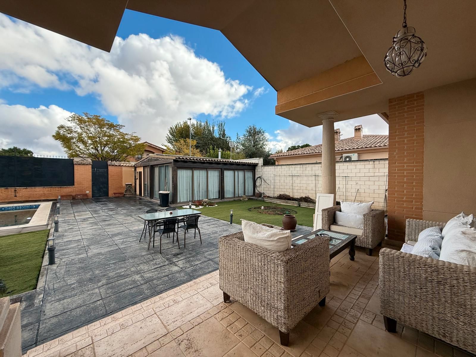 Terraza de Casa o chalet en venta en Ciudad Real Capital con Aire acondicionado, Calefacción y Jardín privado