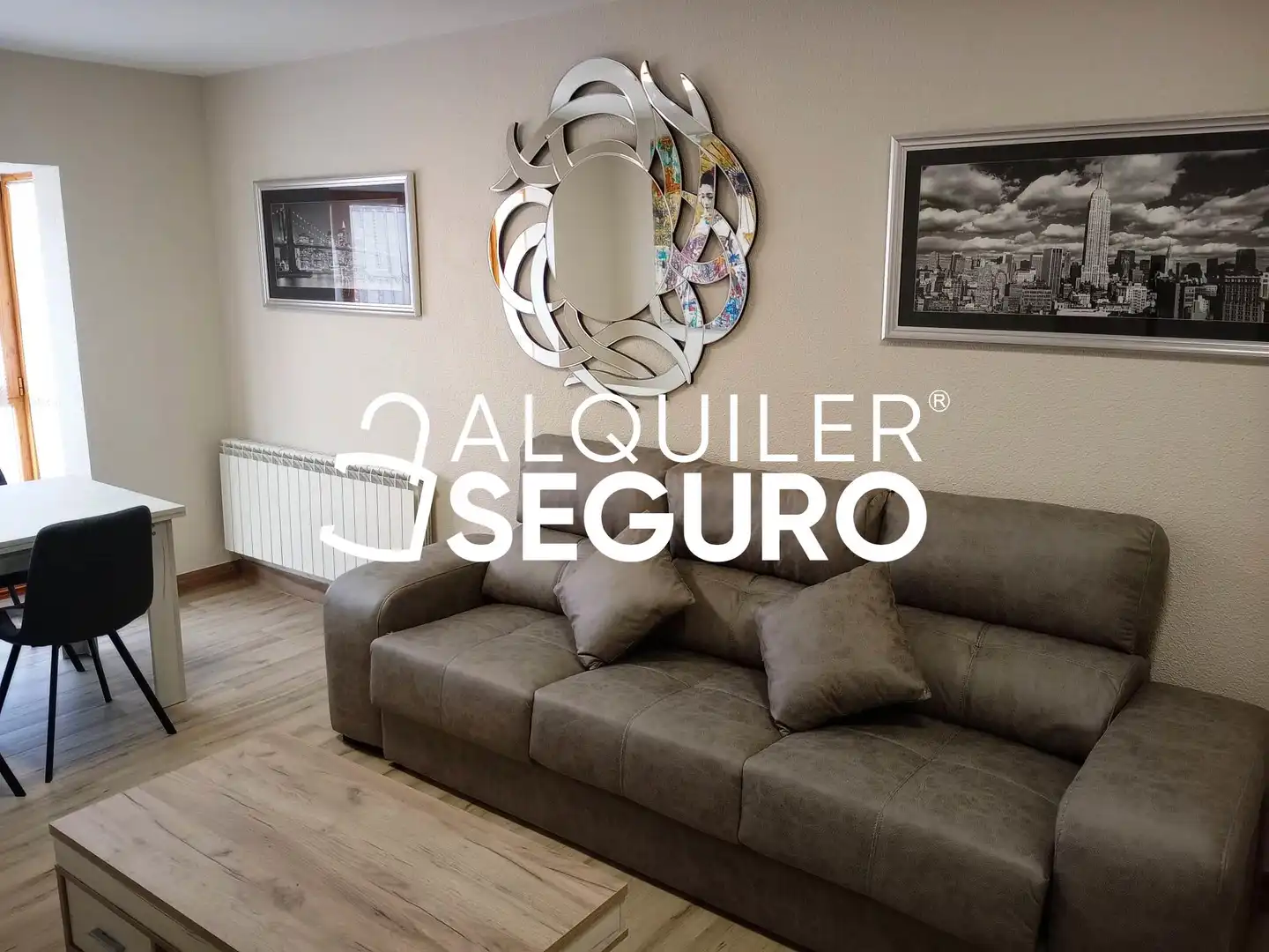 Wohnzimmer von Wohnung zur Miete in Fuensaldaña mit Heizung und Möbliert