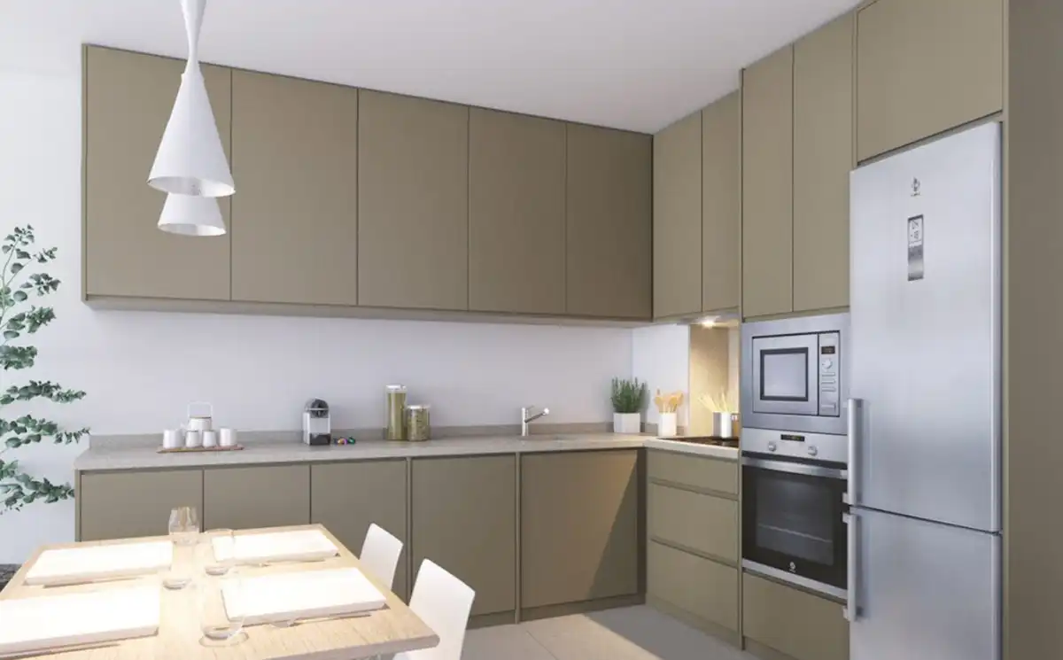 Cocina de Planta baja en venta en Manilva con Aire acondicionado, Terraza y Piscina comunitaria
