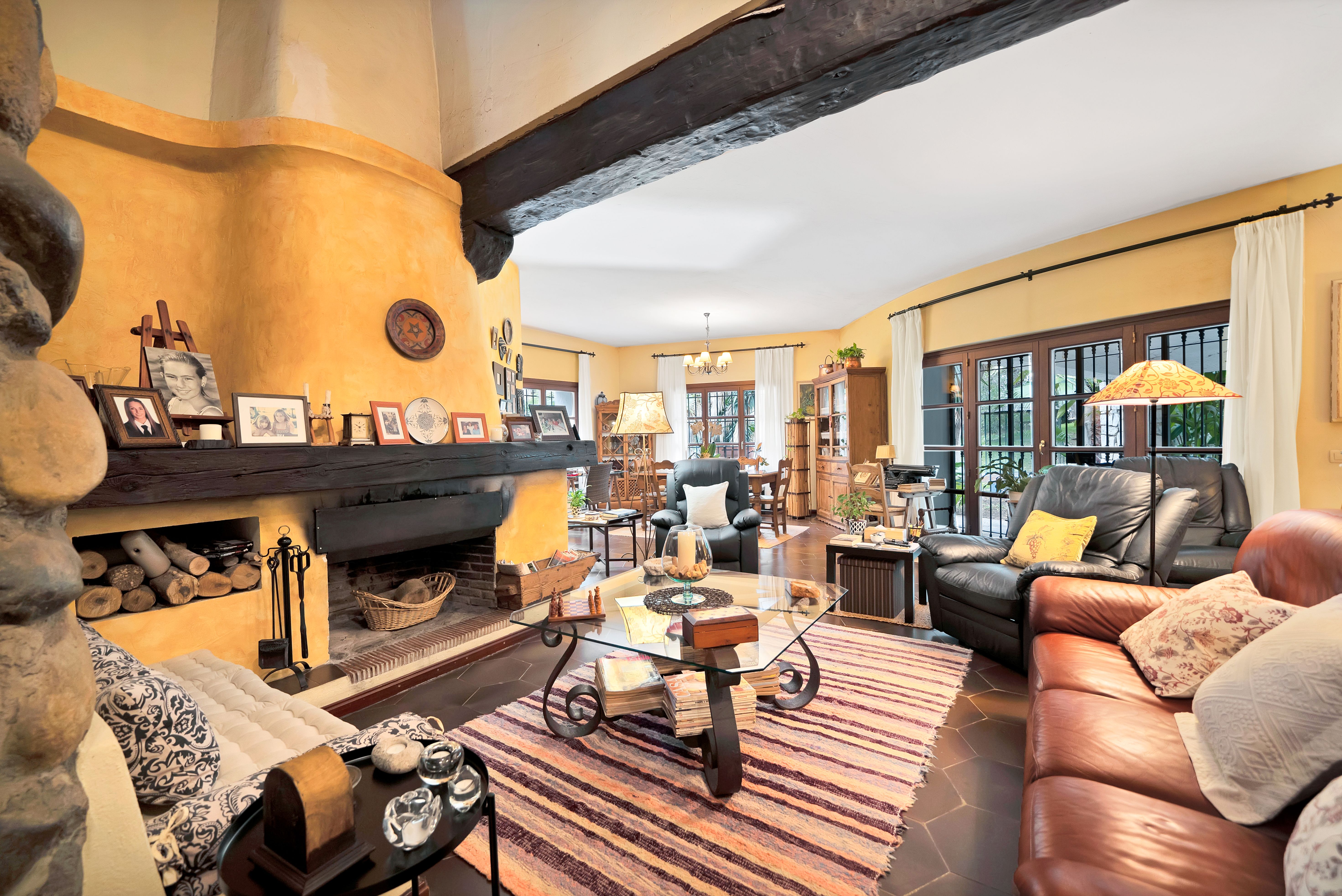 Living room of House or chalet for sale in Mijas  with Heating, Private garden and Swimming Pool