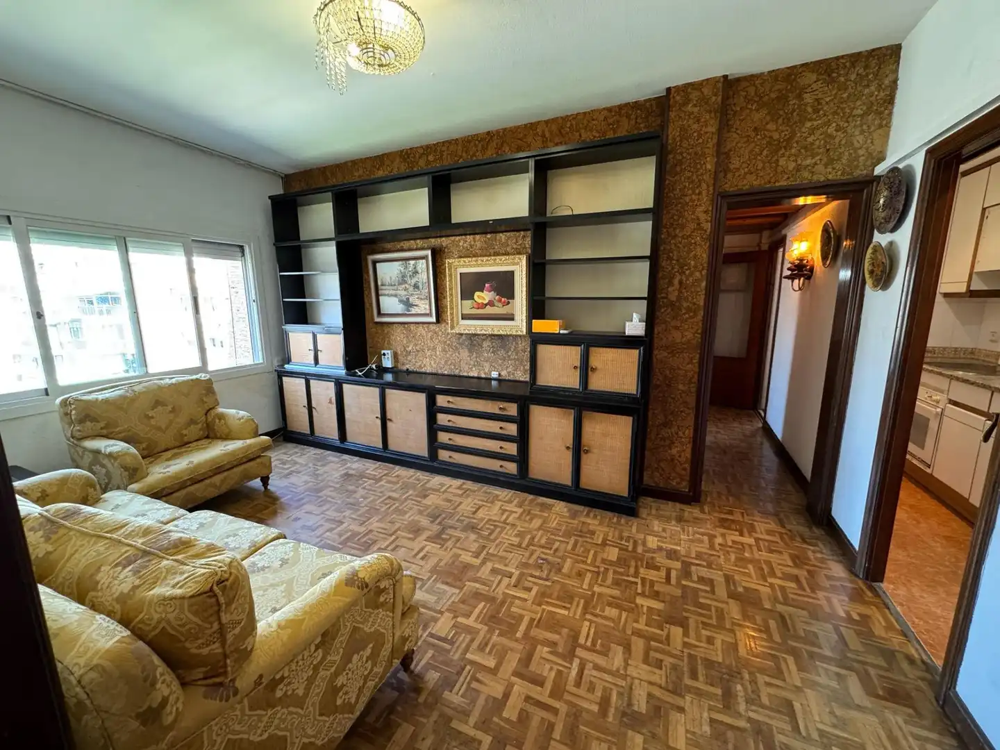 Living room of Flat for sale in Barcelona  with Parquet flooring