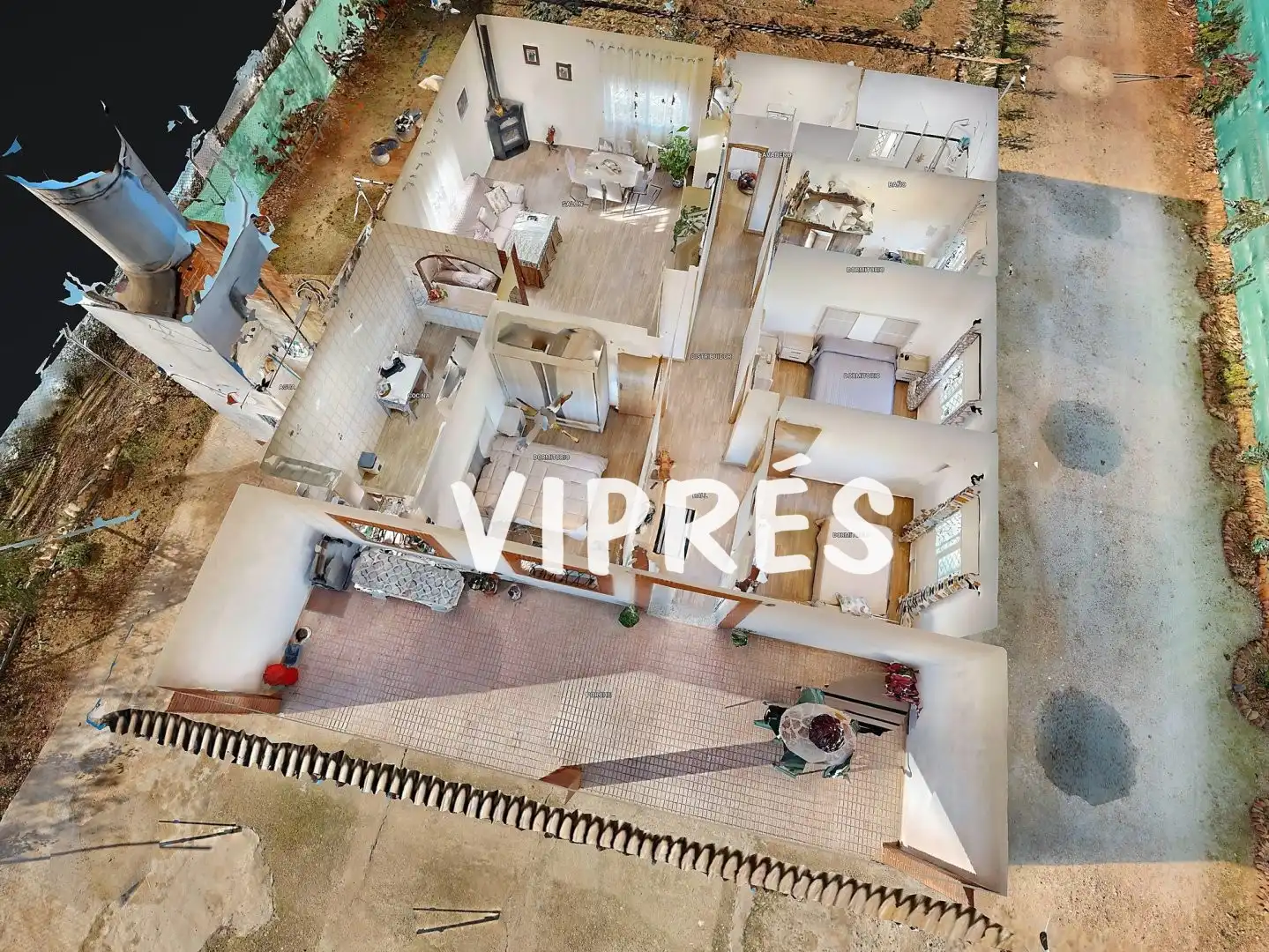 Vista exterior de Casa o chalet en venta en Guareña con Calefacción, Terraza y Trastero