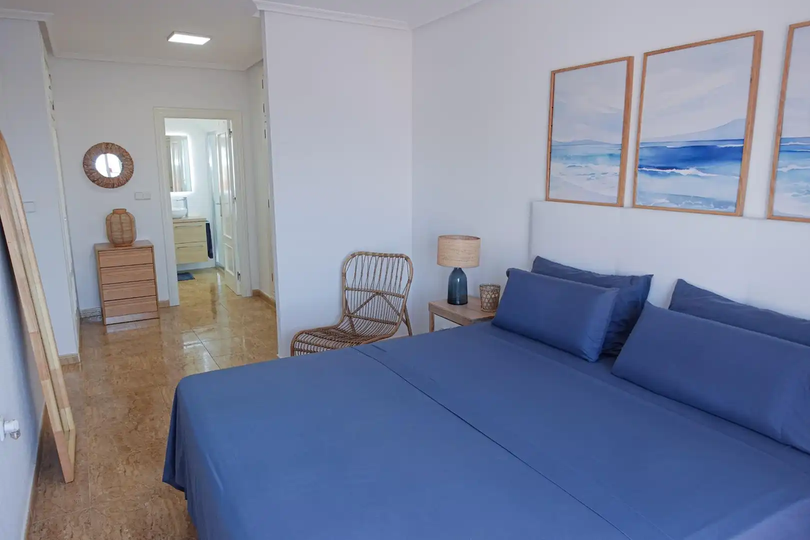 Bedroom of Houses for sale in La Manga del Mar Menor  with Air Conditioner, Heating and Private garden