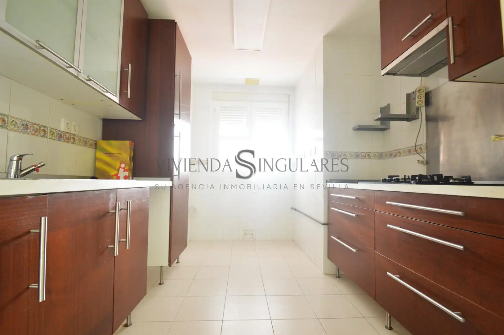 Kitchen of Flat for sale in Sevilla  with Air Conditioner, Heating and Private garden