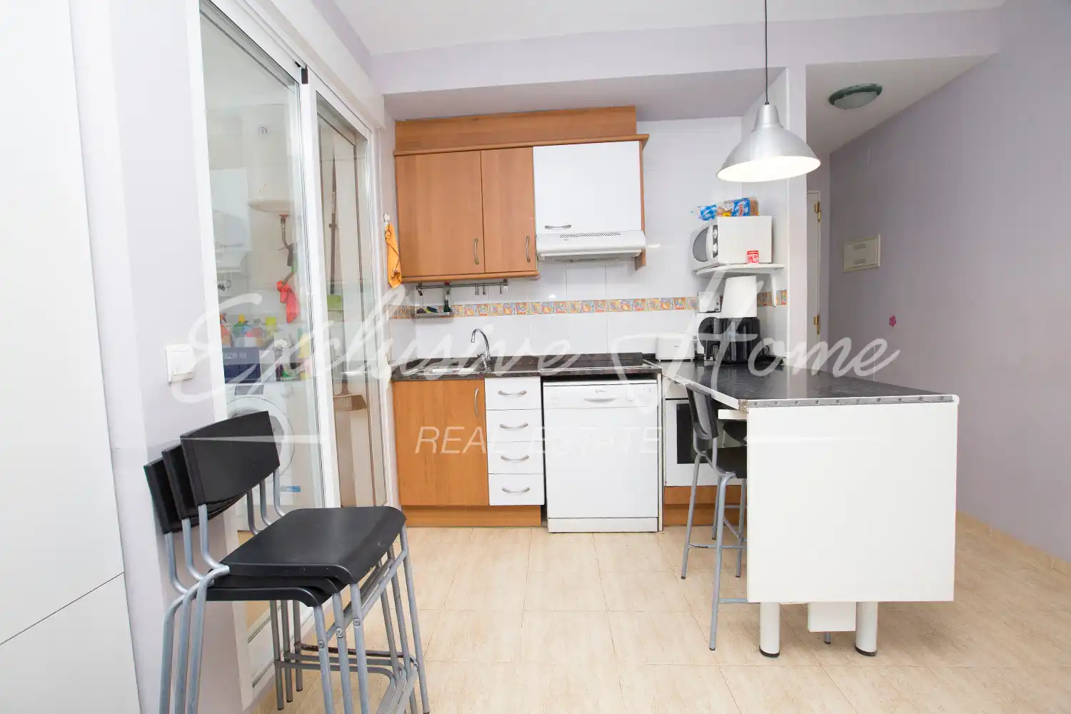 Cocina de Apartamento en venta en Peñíscola / Peníscola con Aire acondicionado, Calefacción y Trastero