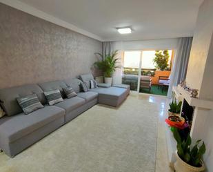 Living room of Duplex to rent in Marbella  with Air Conditioner, Terrace and Swimming Pool