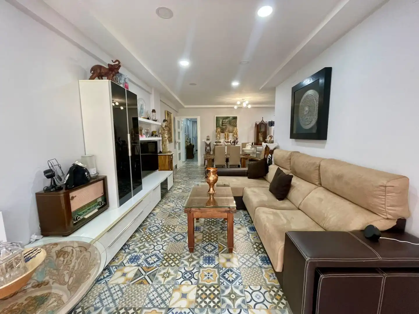 Wohnzimmer von Wohnung zum Verkauf in Valdepeñas mit Heizung, Terrasse und Balkon