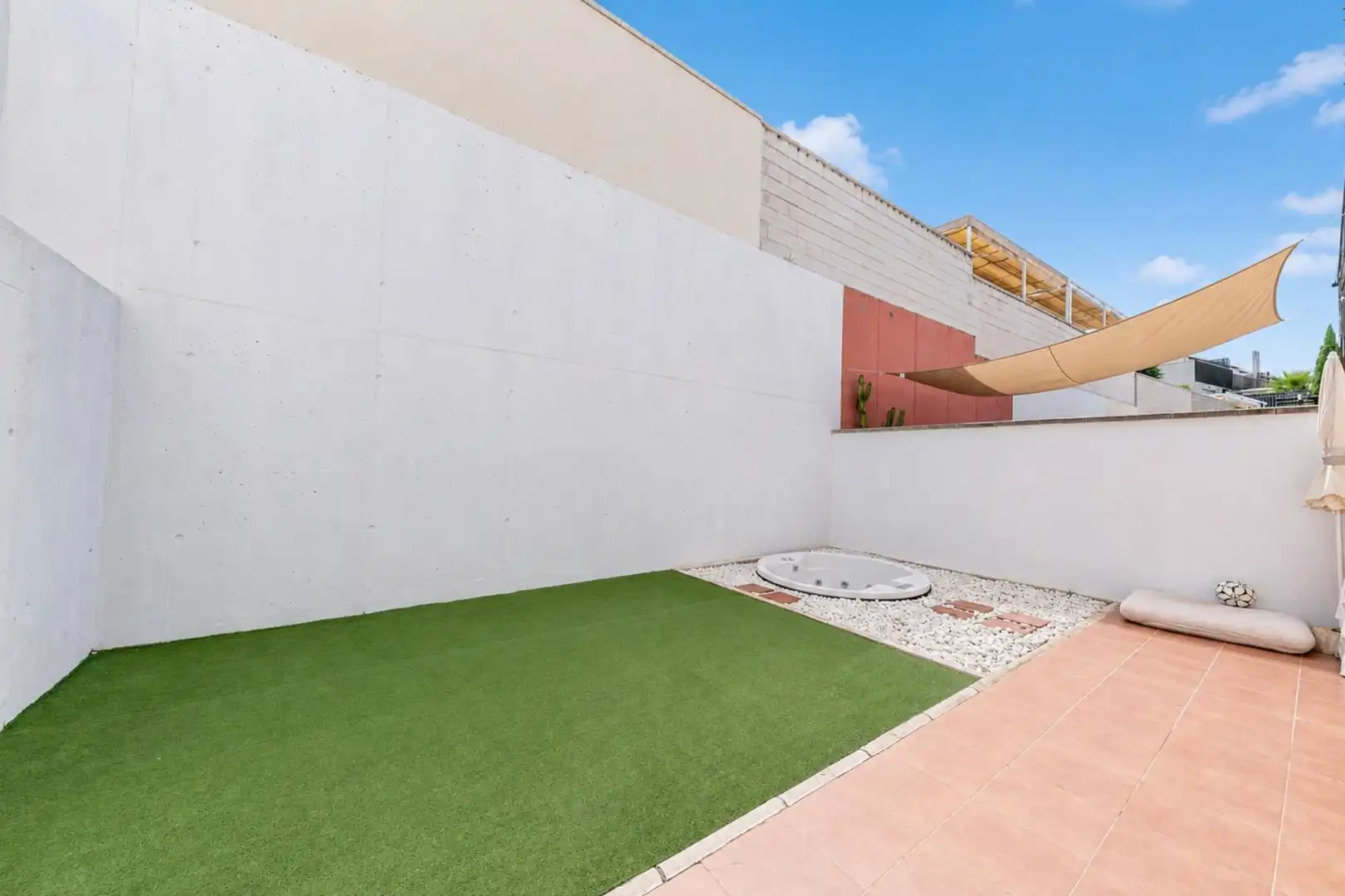 Terraza de Casa adosada en venta en Mijas con Jardín privado, Terraza y Trastero