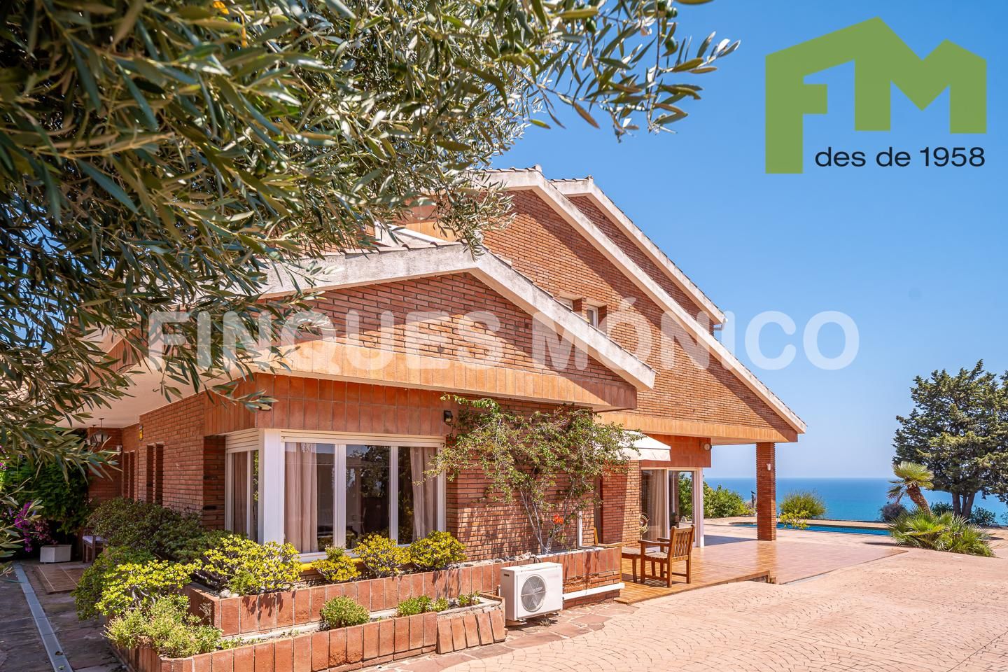 Exterior view of House or chalet for sale in Teià  with Air Conditioner, Heating and Private garden