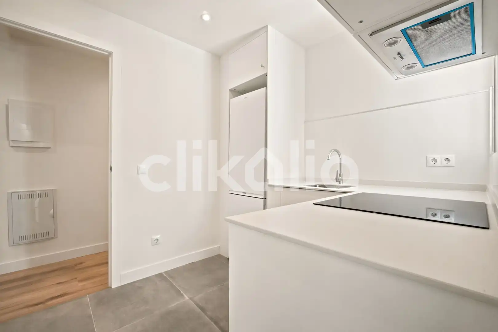 Cocina de Piso de alquiler en Getafe con Aire acondicionado y Terraza