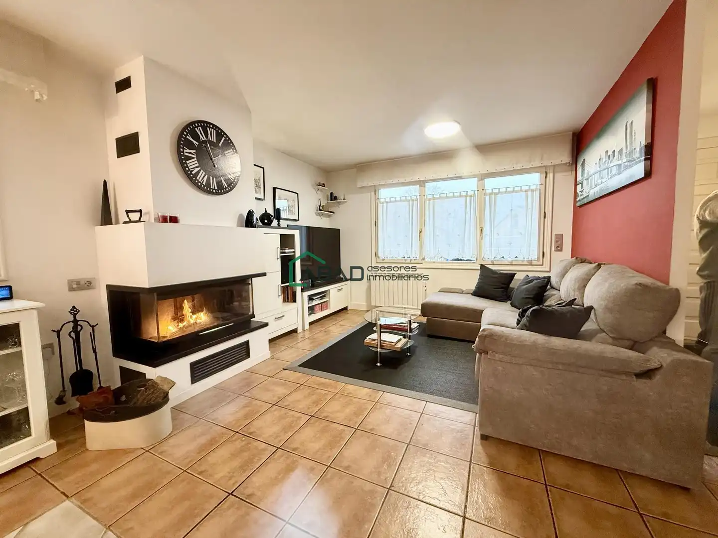 Sala d'estar de Casa o xalet en venda en Amorebieta-Etxano amb Calefacció, Terrassa i Traster