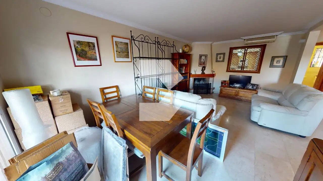 Dining room of Detached homes for sale in El Campello  with Air Conditioner, Terrace and Furnished