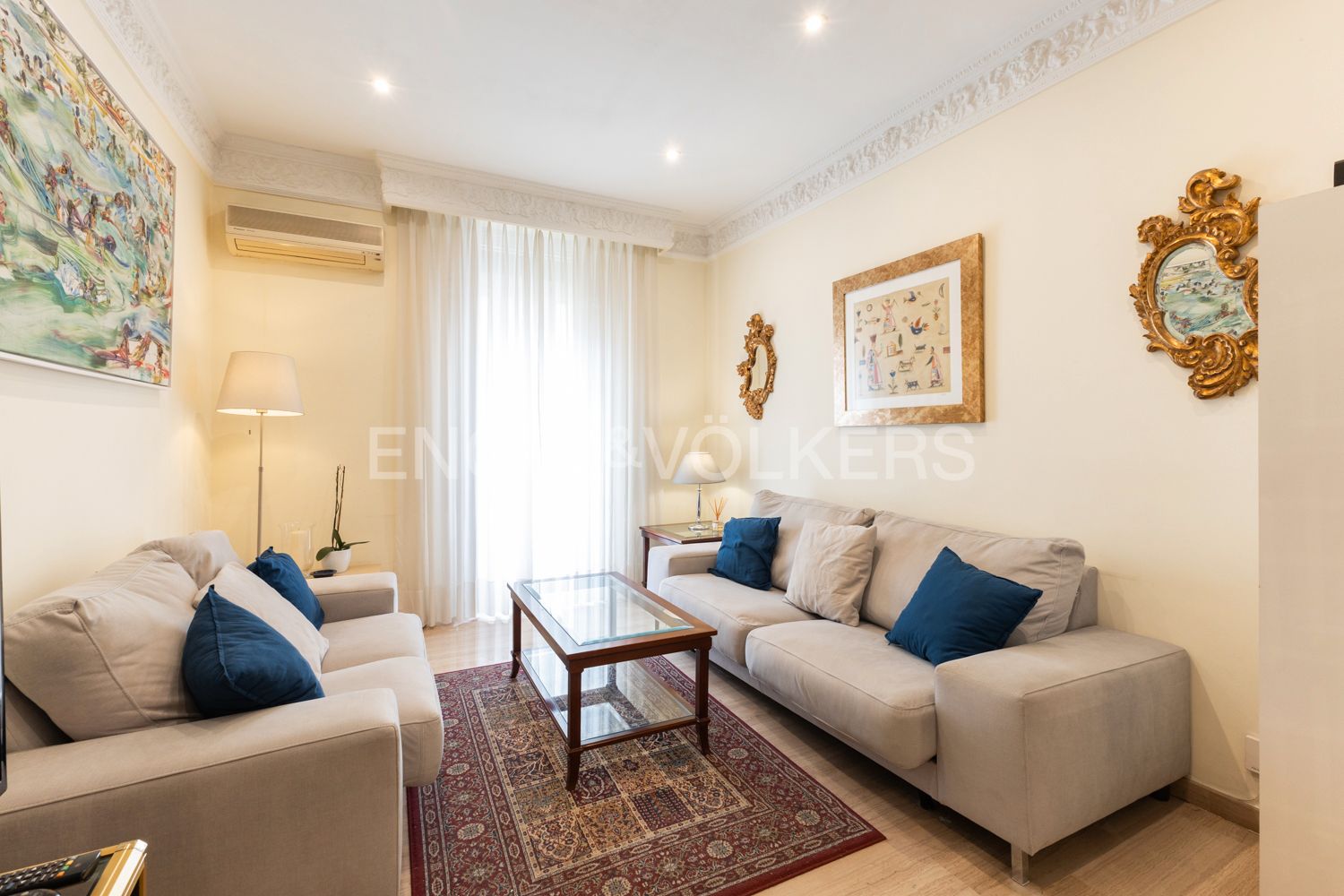 Living room of Apartment to rent in  Valencia Capital  with Air Conditioner, Heating and Storage room