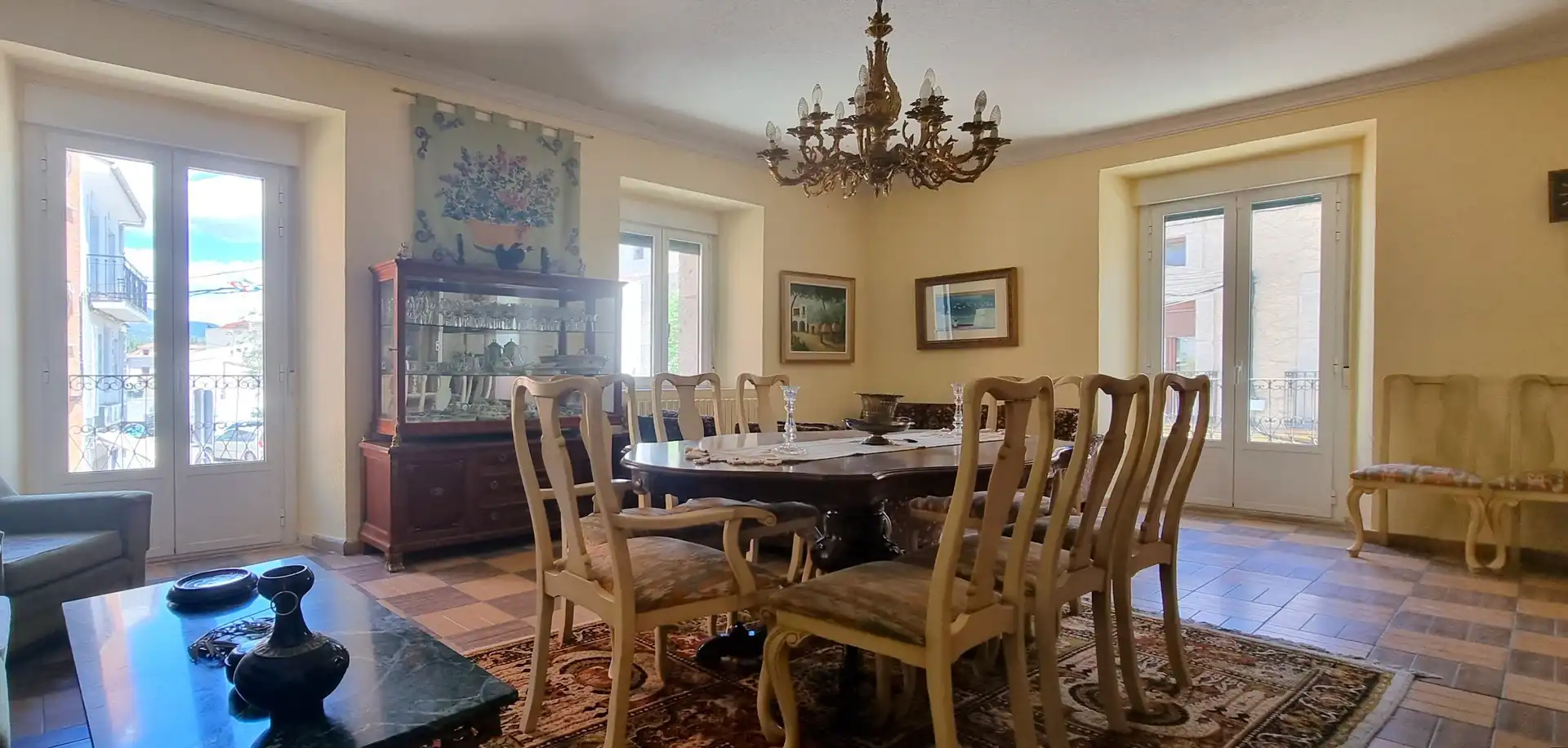 Dining room of Houses for sale in Guadalix de la Sierra  with Heating, Parquet flooring and Storage room