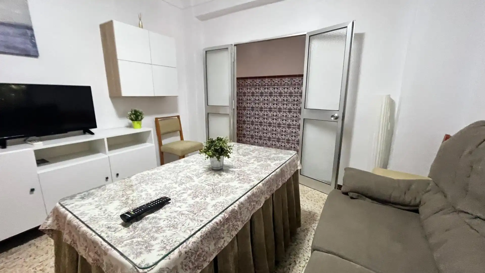 Cocina de Piso de alquiler en Sevilla con Aire acondicionado y Terraza