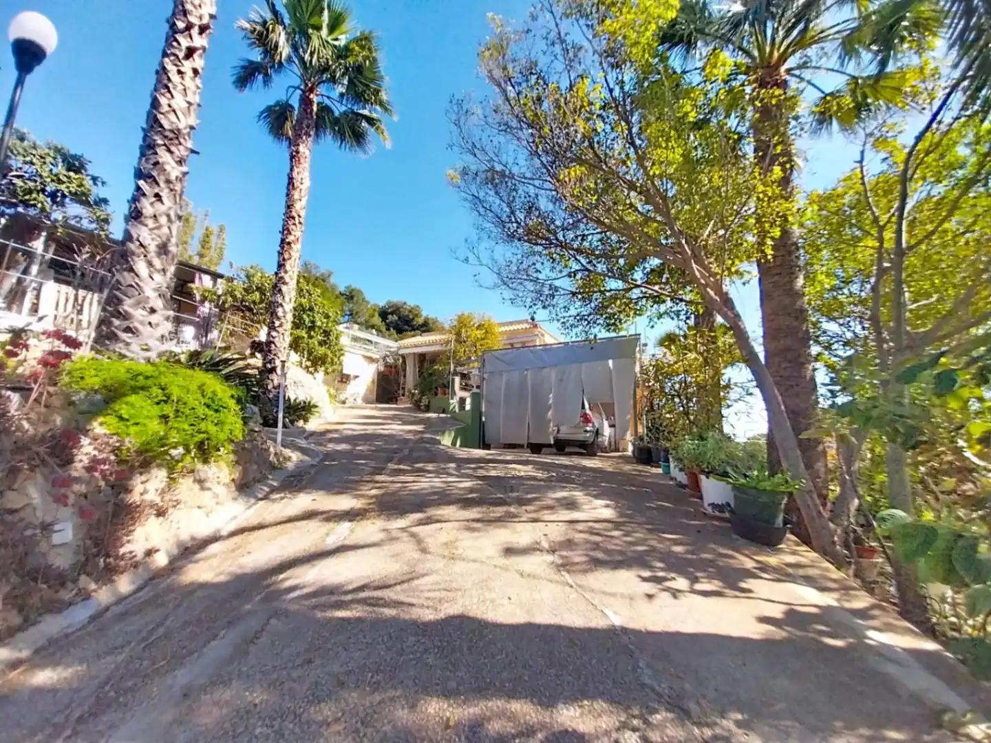 Vista exterior de Casa o chalet en venta en La Nucia con Aire acondicionado, Jardín privado y Terraza