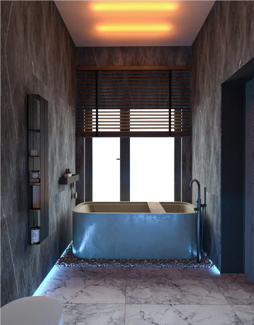 Bathroom of Detached homes for sale in Lloret de Mar  with Air Conditioner, Private garden and Parquet flooring