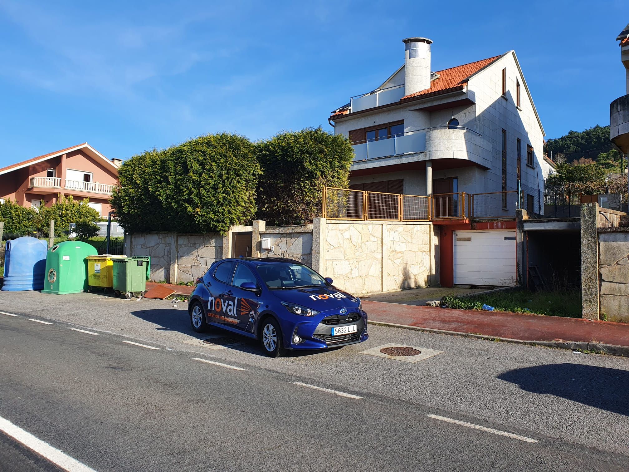 Exterior view of House or chalet to rent in Vilagarcía de Arousa  with Heating, Private garden and Parquet flooring