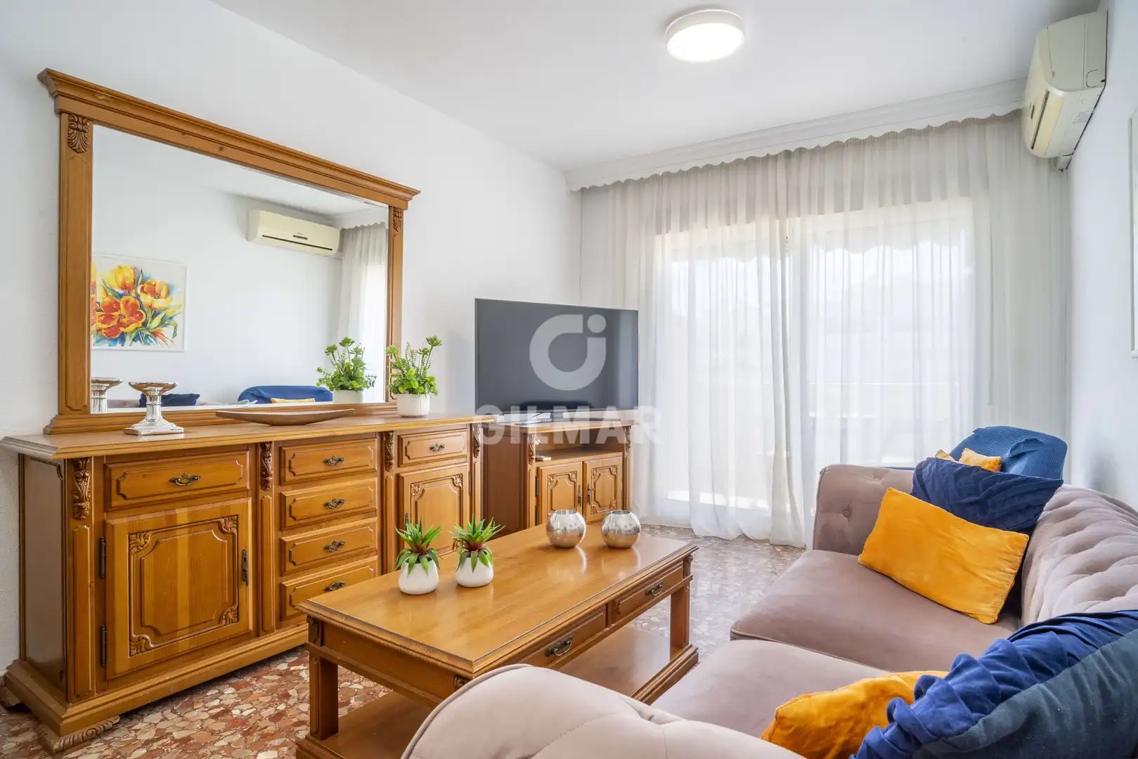 Sala de estar de Apartamento en venta en Estepona con Balcón