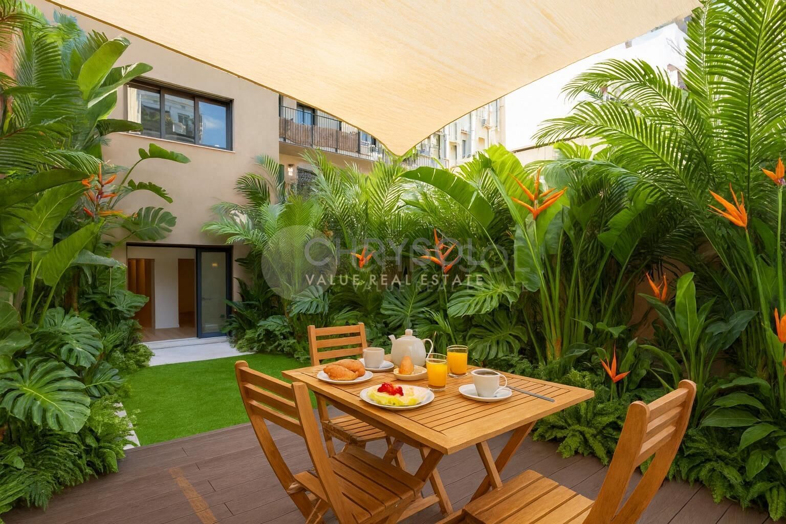 Terrassa de Planta baixa en venda en  Barcelona Capital amb Aire condicionat i Terrassa