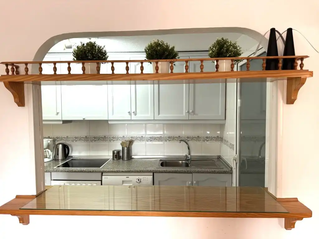 Kitchen of Apartments for sale in Vera  with Air Conditioner, Terrace and Furnished