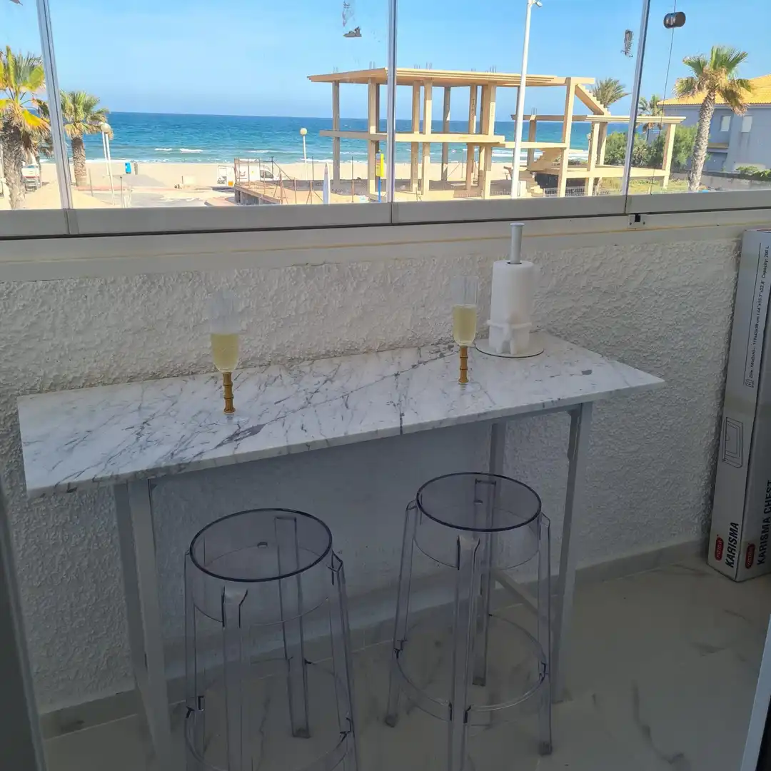 Balcony of Apartments for sale in La Manga del Mar Menor  with Air Conditioner, Terrace and Furnished